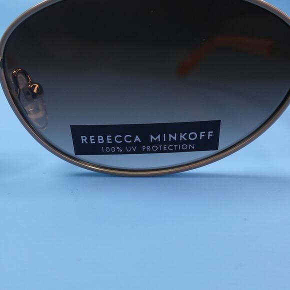 Rebecca Minkoff Sunglasses Evangelyne Gold Frame & Pearl Arms 100% UV Protection main image 4